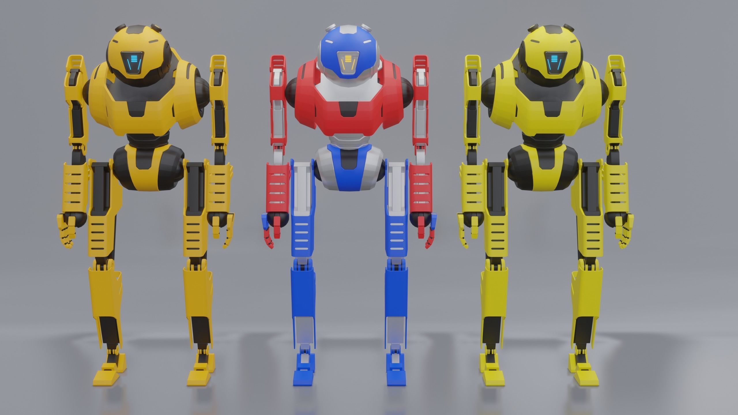 Sci-Fi Robot 3D model_1