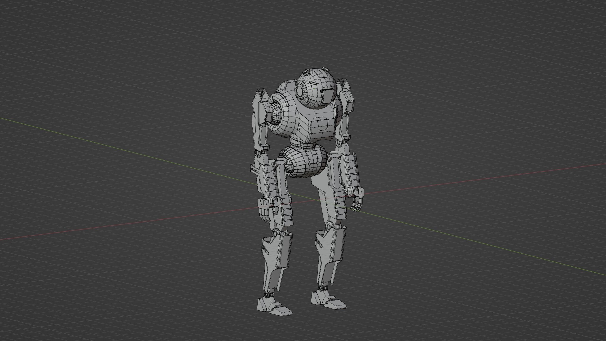Sci-Fi Robot 3D model_8