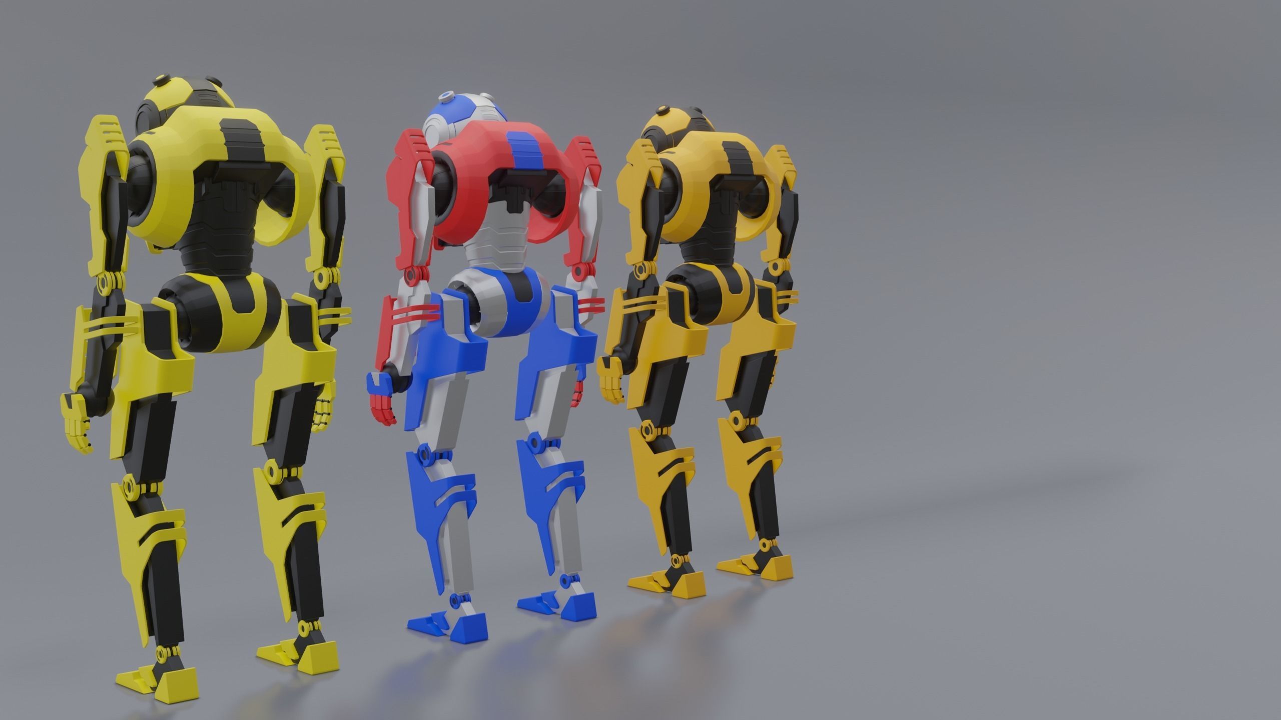 Sci-Fi Robot 3D model_3