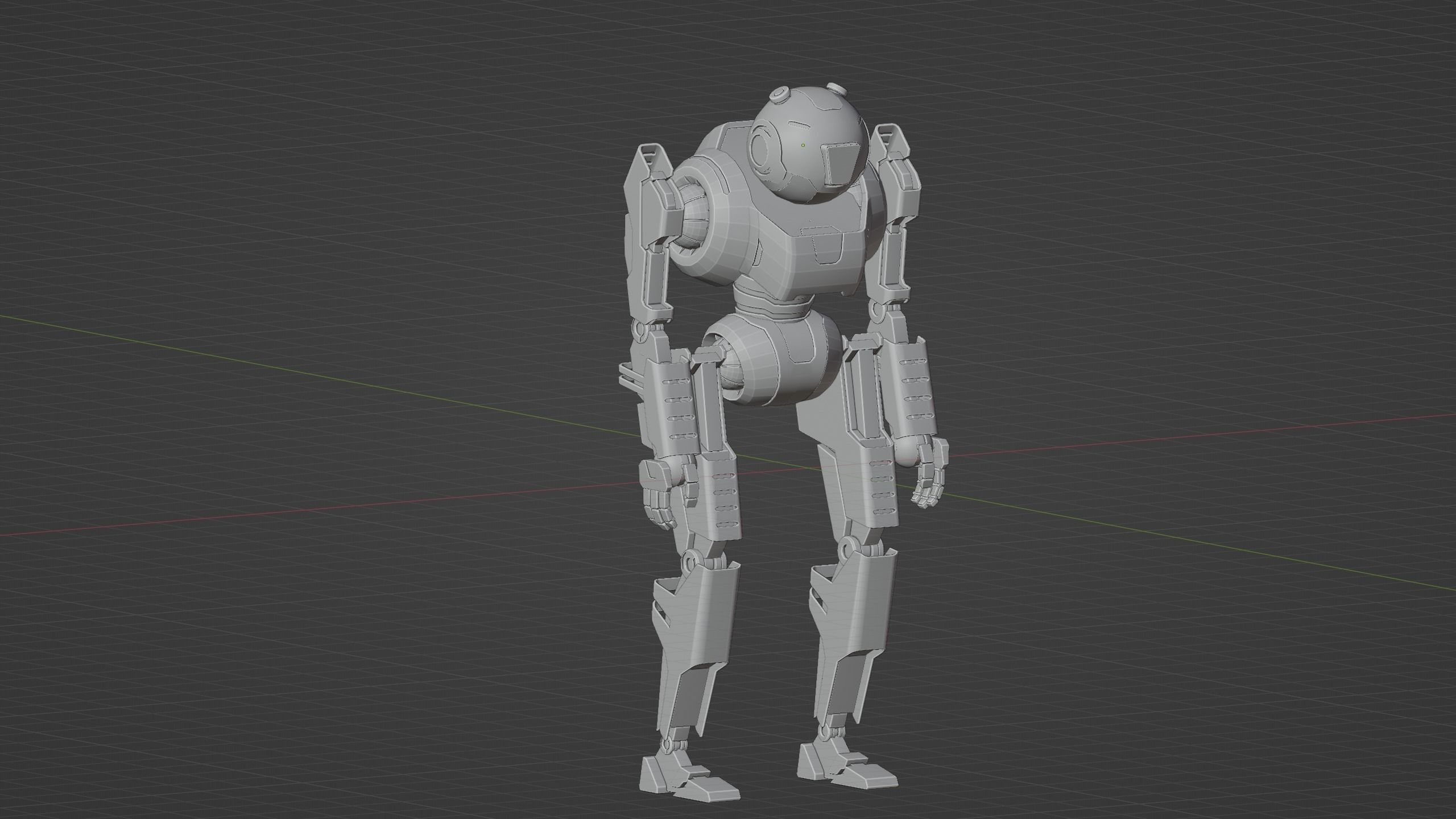Sci-Fi Robot 3D model_11