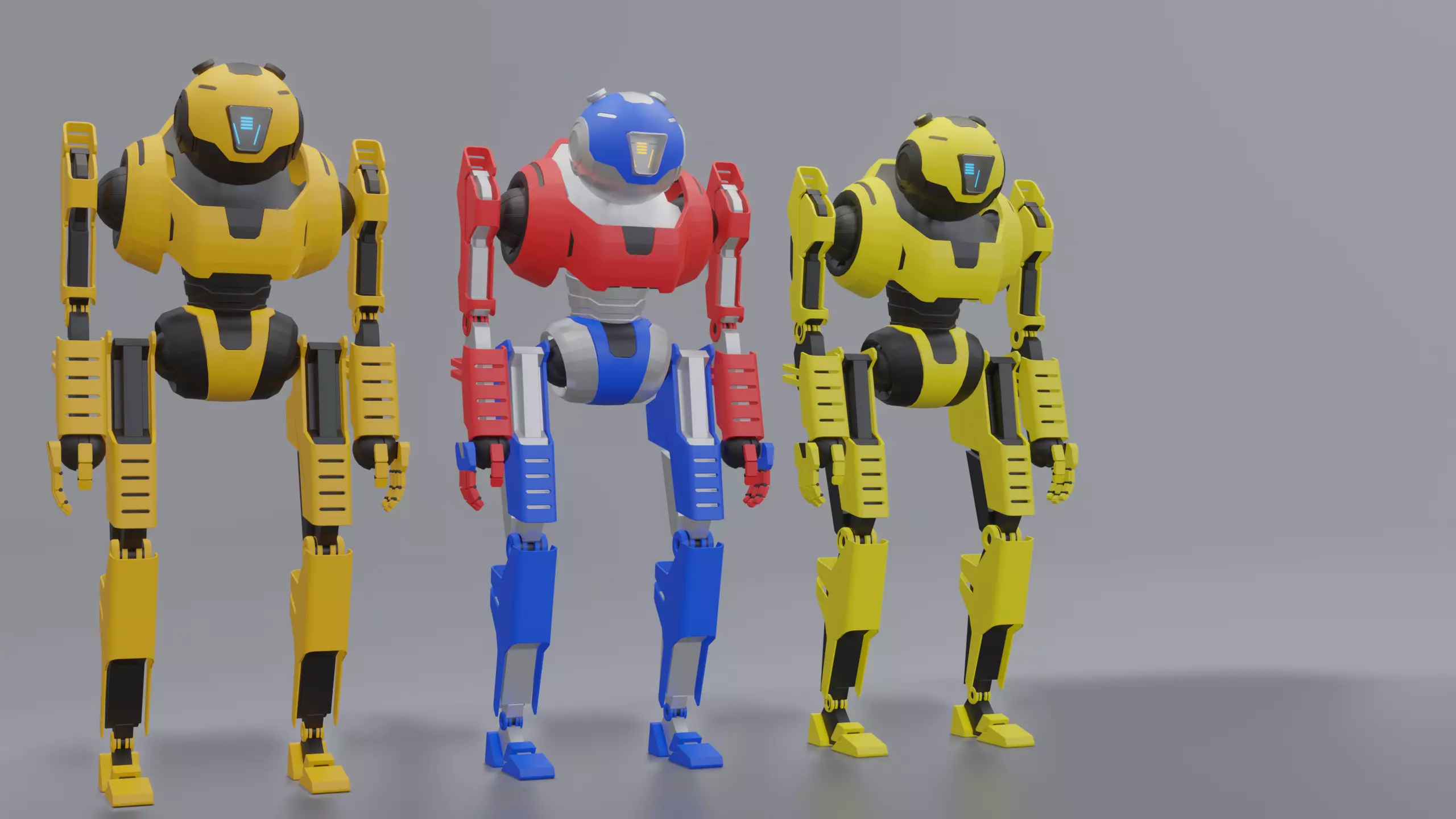Sci-Fi Robot 3D model_0