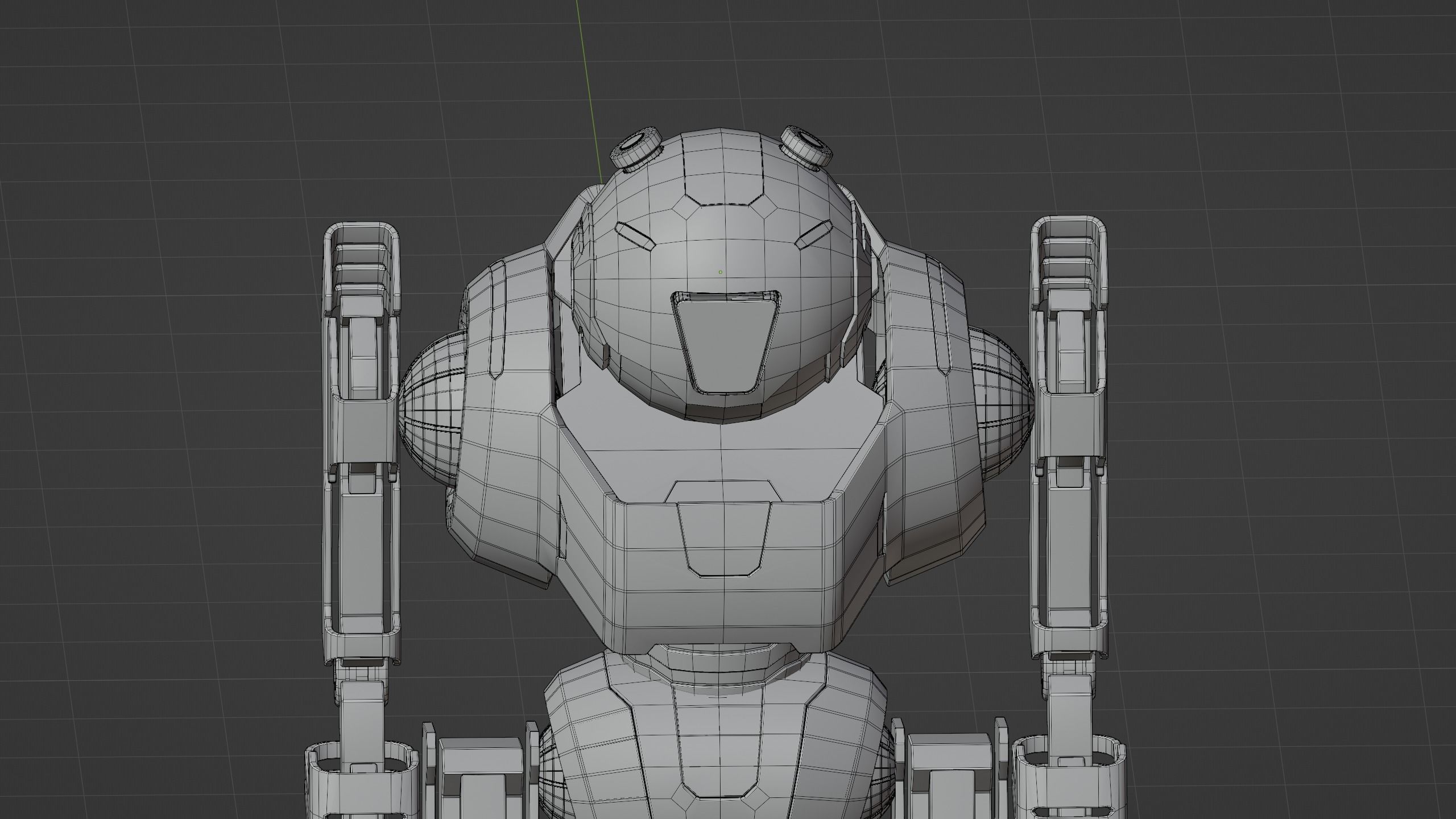 Sci-Fi Robot 3D model_9