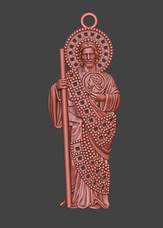 San Judas 3D print model_1