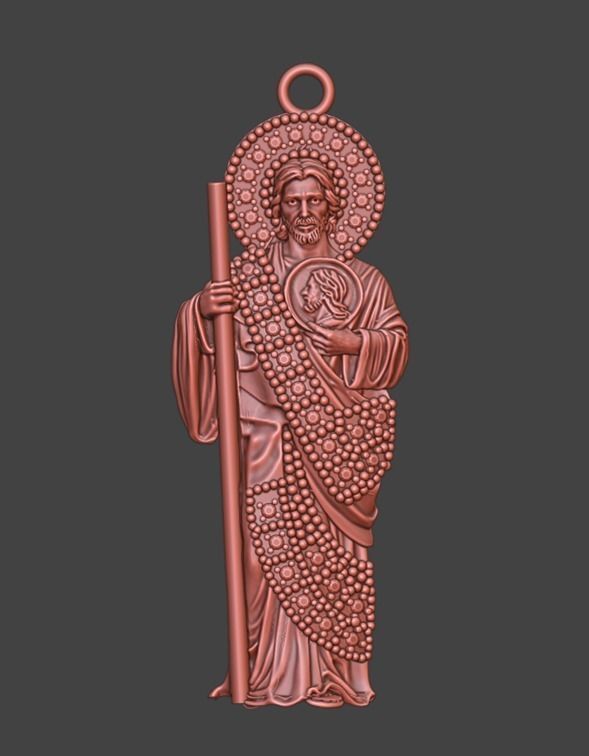 San Judas 3D print model_4