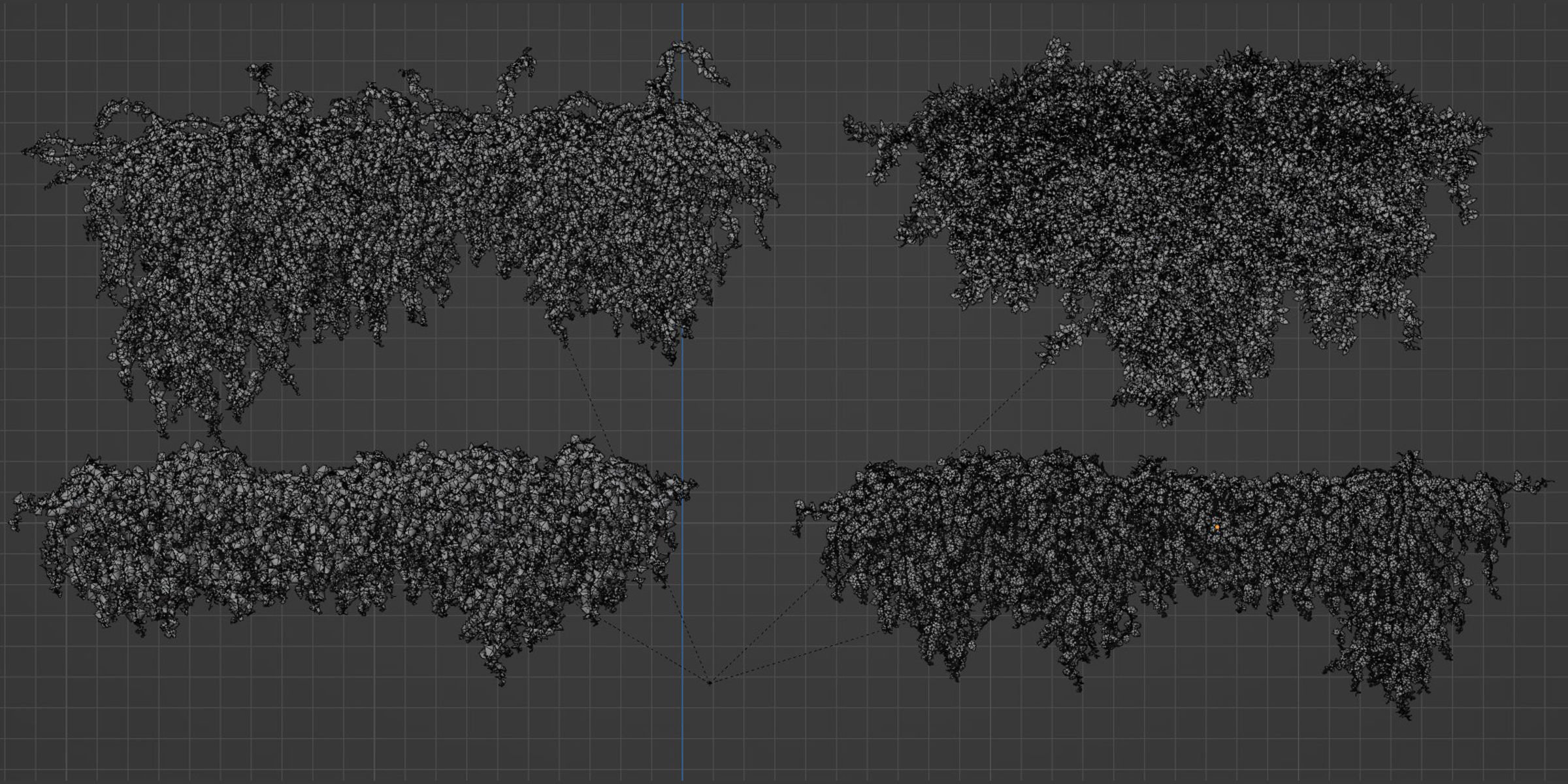 Hanging wall plants collection vol 56-Blender 3D model_10