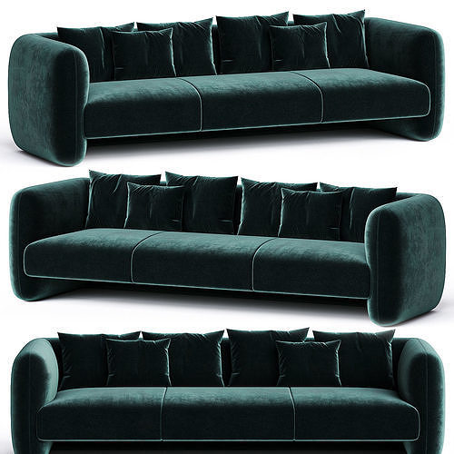JACOB SOFA Low-poly 3D model