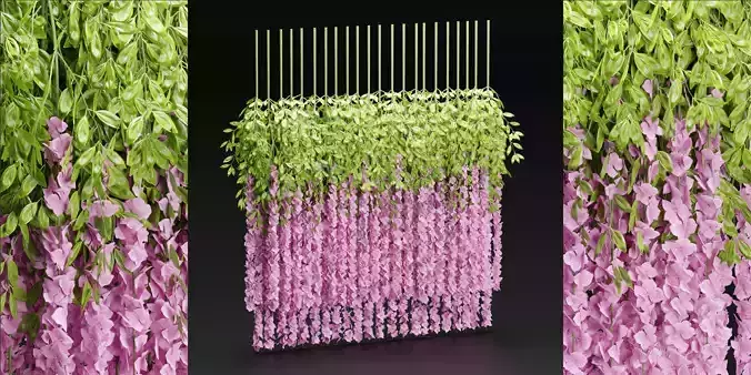 Artificial Hanging Flowers vol 59-Blender
