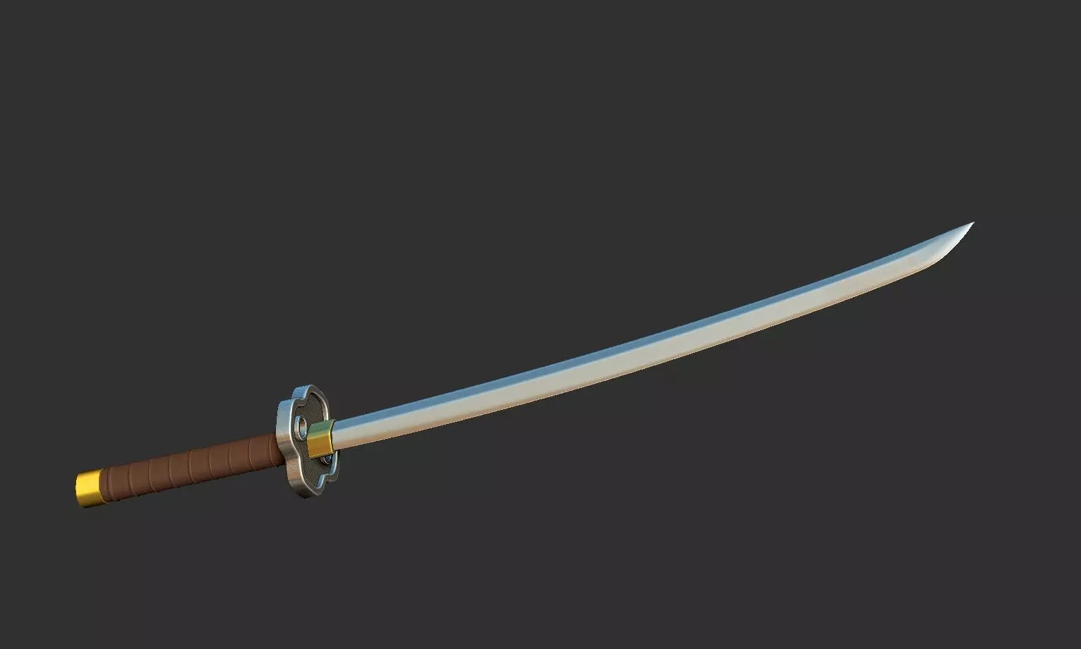 Chrono Trigger Sword COSPLAY Crono Katana 3D print model_0