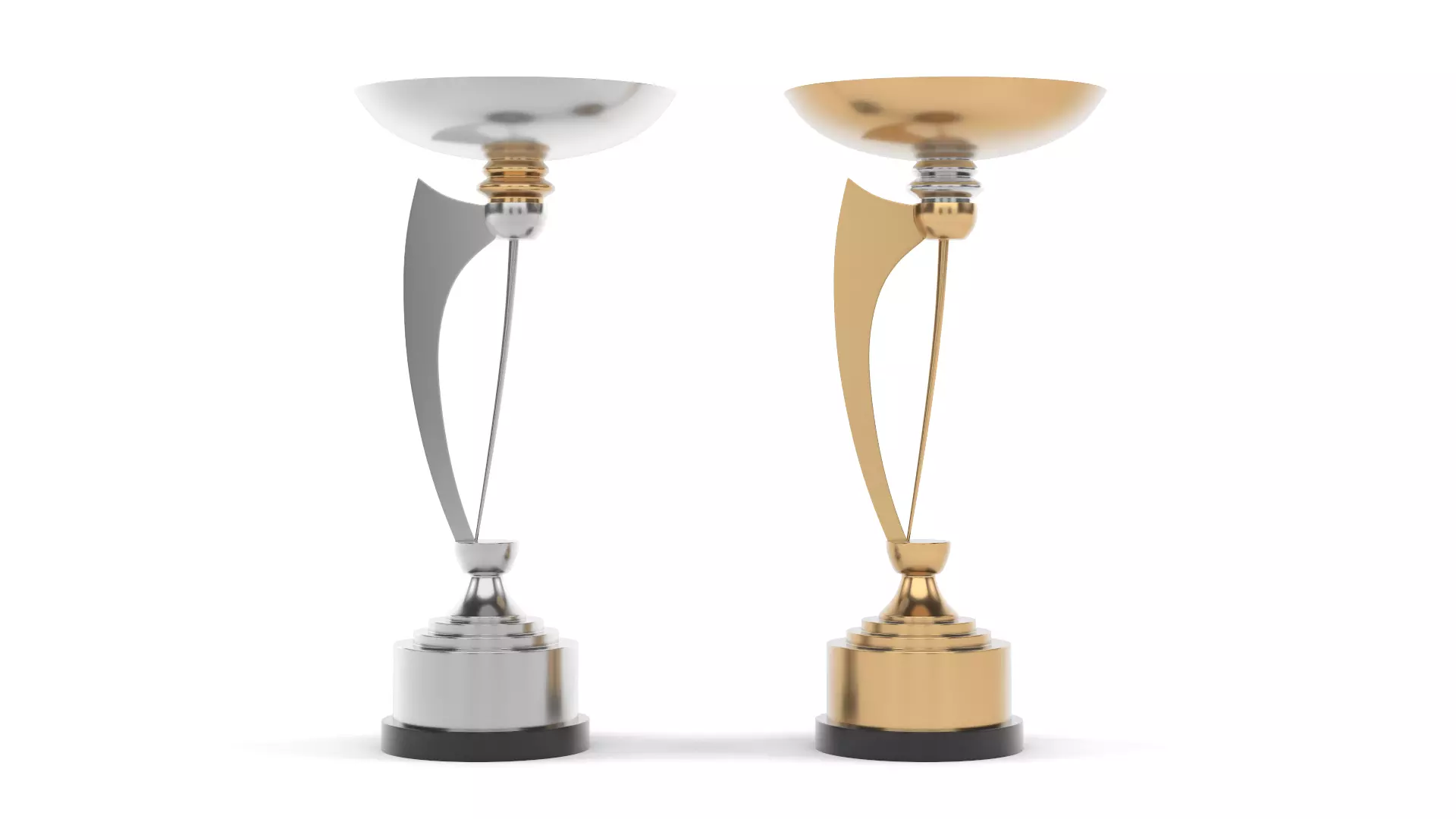 Trophy Cups 3D model_0