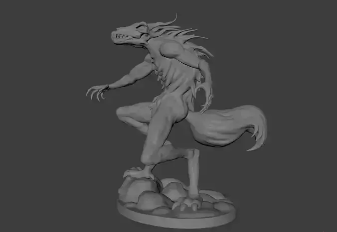 Wendigo 3D Print Model - Embrace the Horror of the North 3D print model