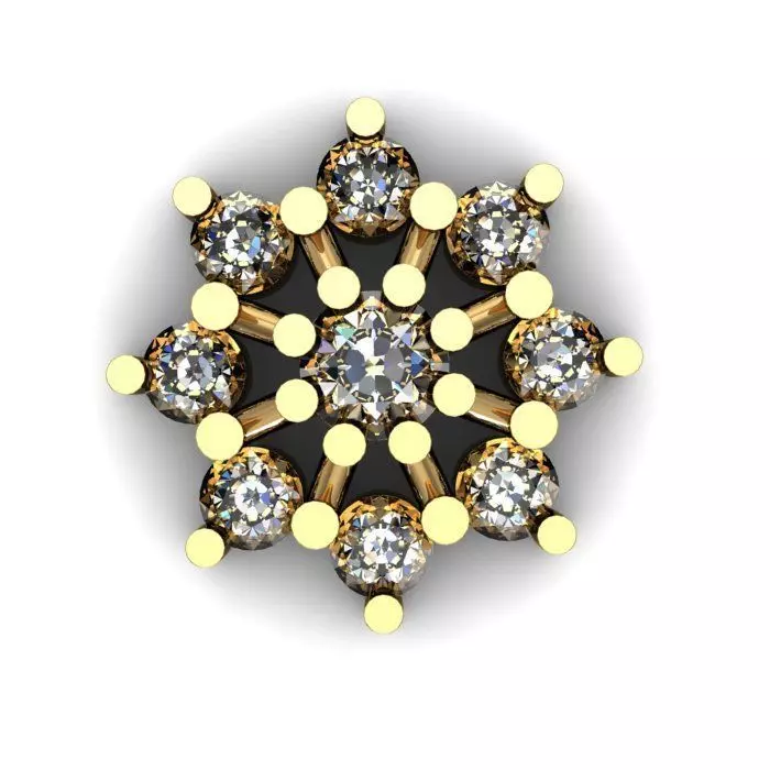 Nose pin 3D print model_0