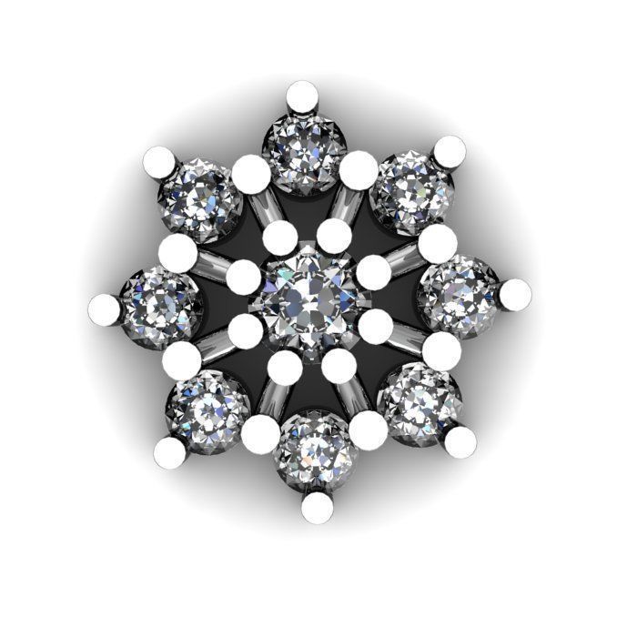 Nose pin 3D print model_1