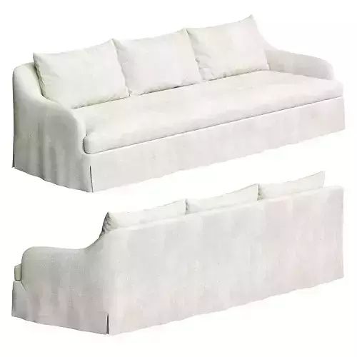SOFA 01 BY VINCENT VAN DUYSEN Zara Home 3-seater 3D model