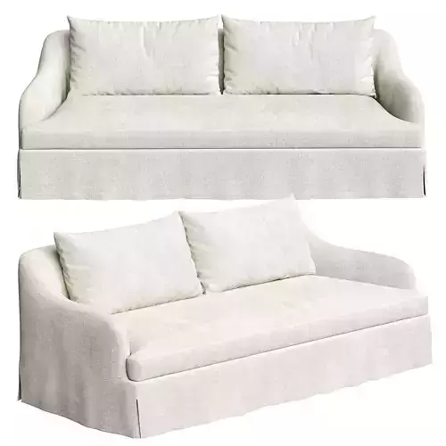 SOFA 01 BY VINCENT VAN DUYSEN Zara Home 2-seater 3D model