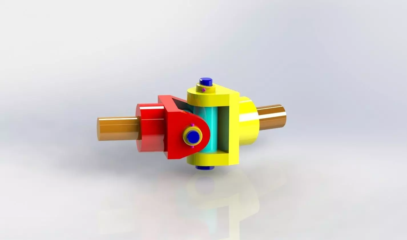 Universal Coupling 3D print model_0