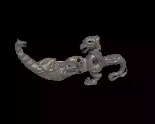 metal dagger 3D model metal dagger 3D model