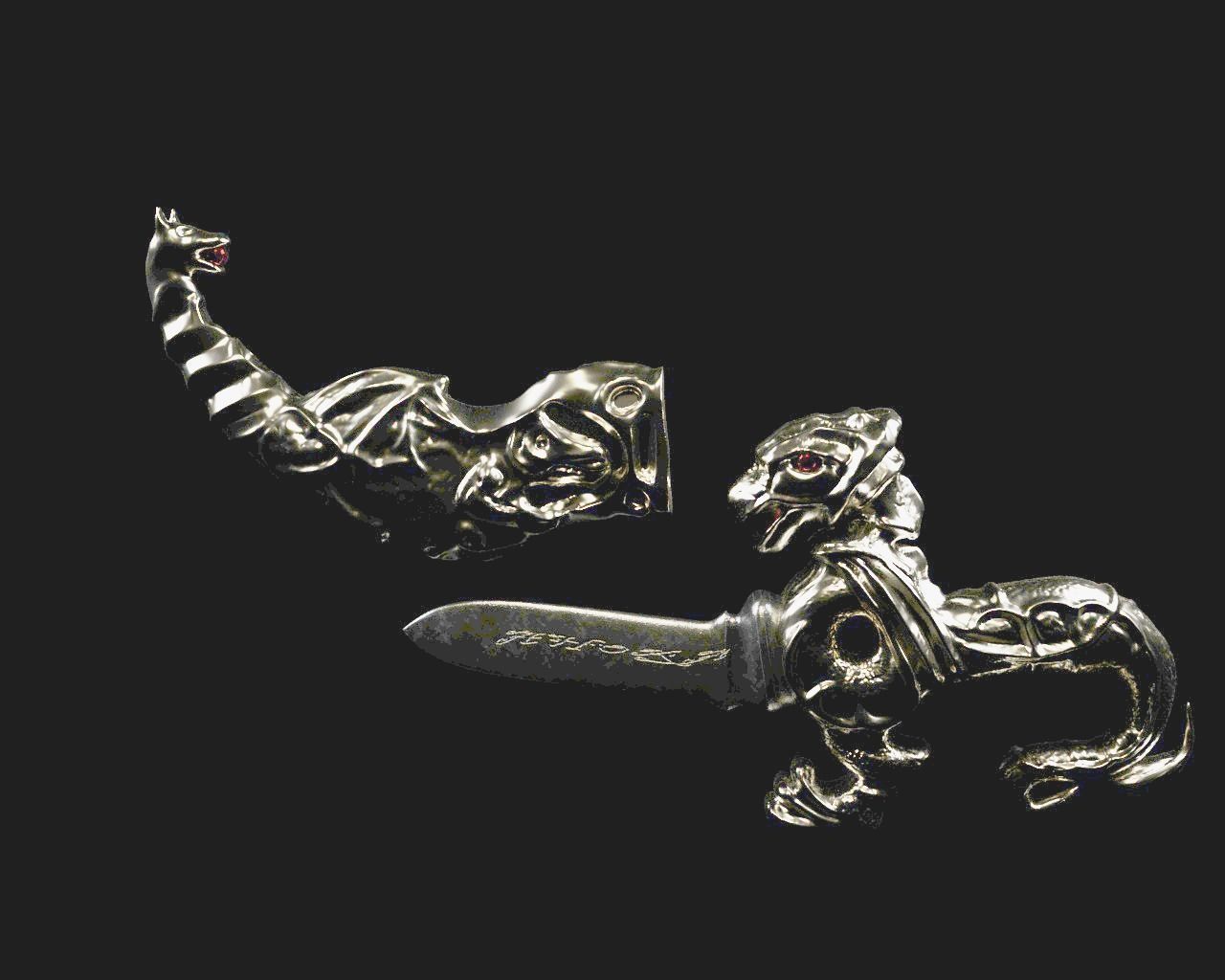 metal dagger 3D model_8