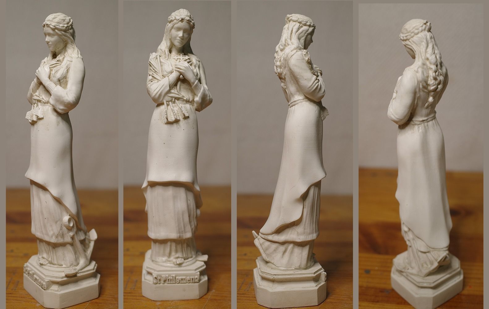 St Philomena 3D print model_1