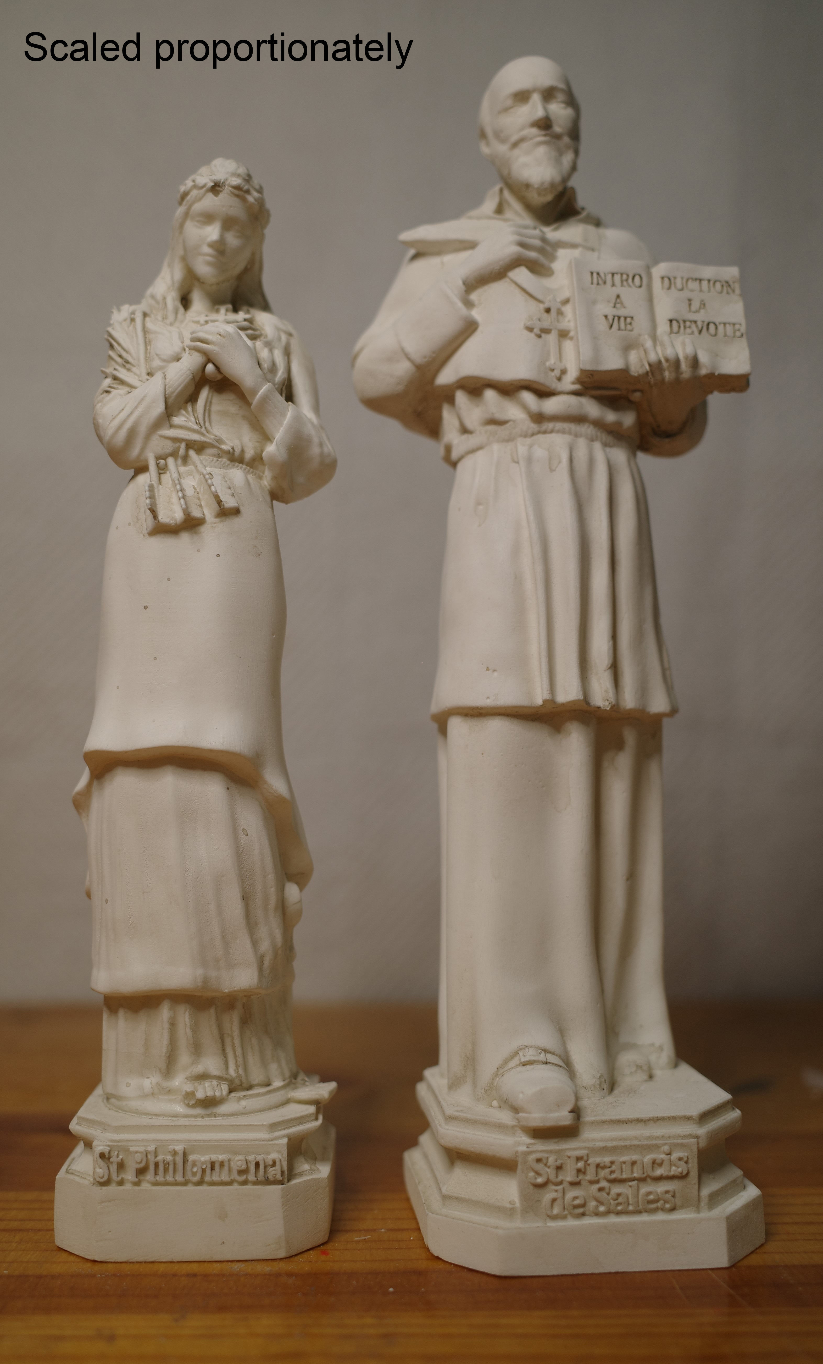 St Philomena 3D print model_2