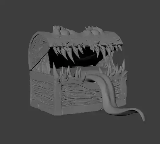 Mimic Miniature - 3D Downloadable Model for Tabletop Gaming