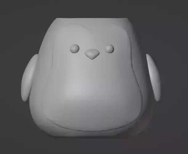 Penguin Vase Pen holder 3D print model
