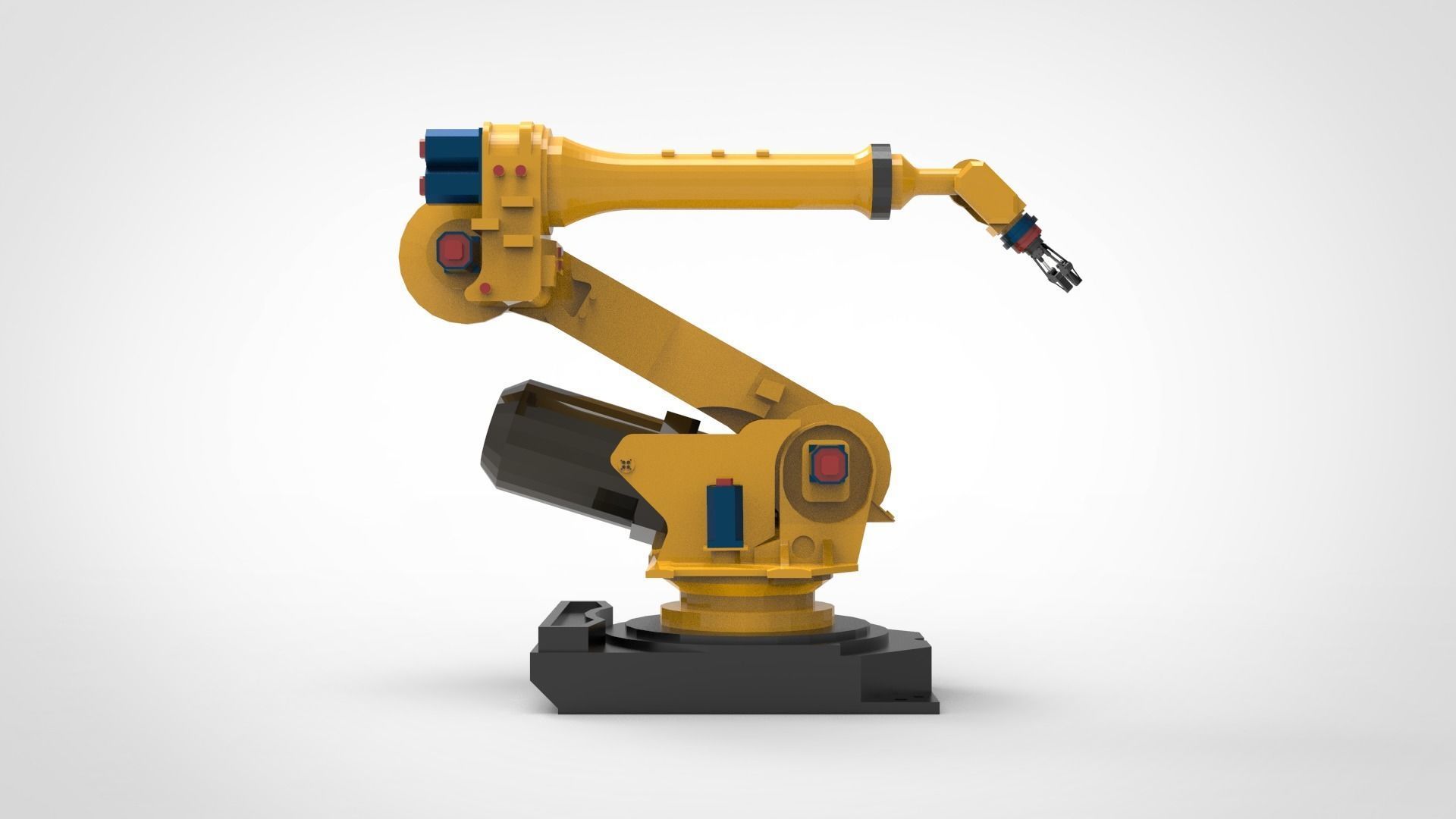 Industrial robot arm 1 3D model_1