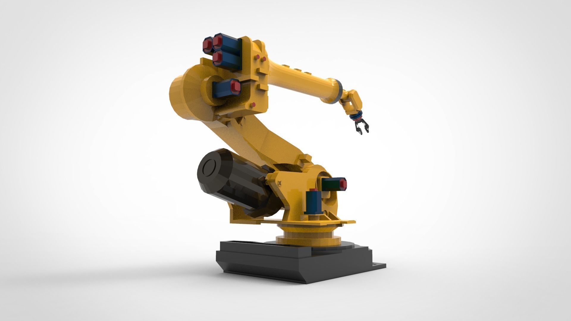 Industrial robot arm 1 3D model_5
