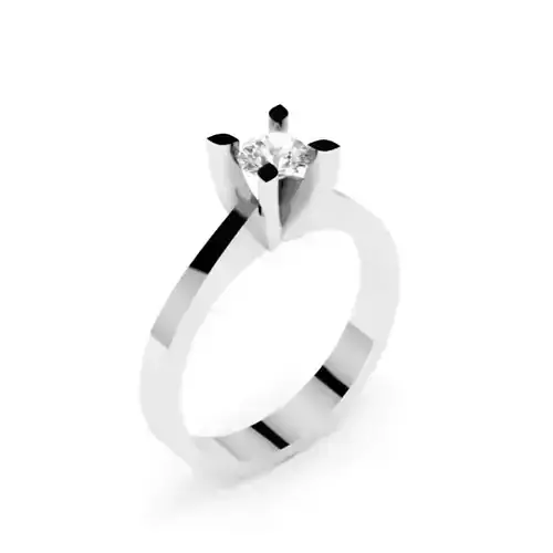 Classic Solitaire Diamond Ring with 0-30ct 3D Model