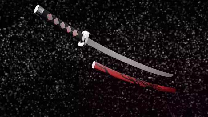 Red style Katana