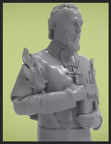 St Jean de Brebeuf 3D print model