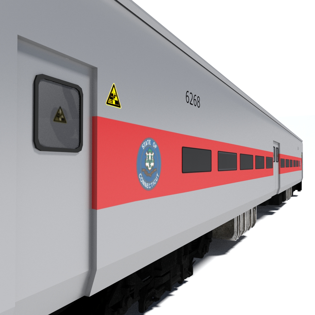 Metro-North Wagon 3 3D model_1