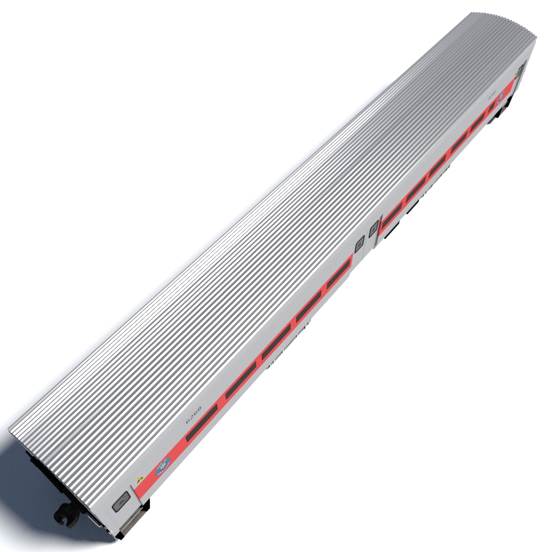 Metro-North Wagon 3 3D model_2