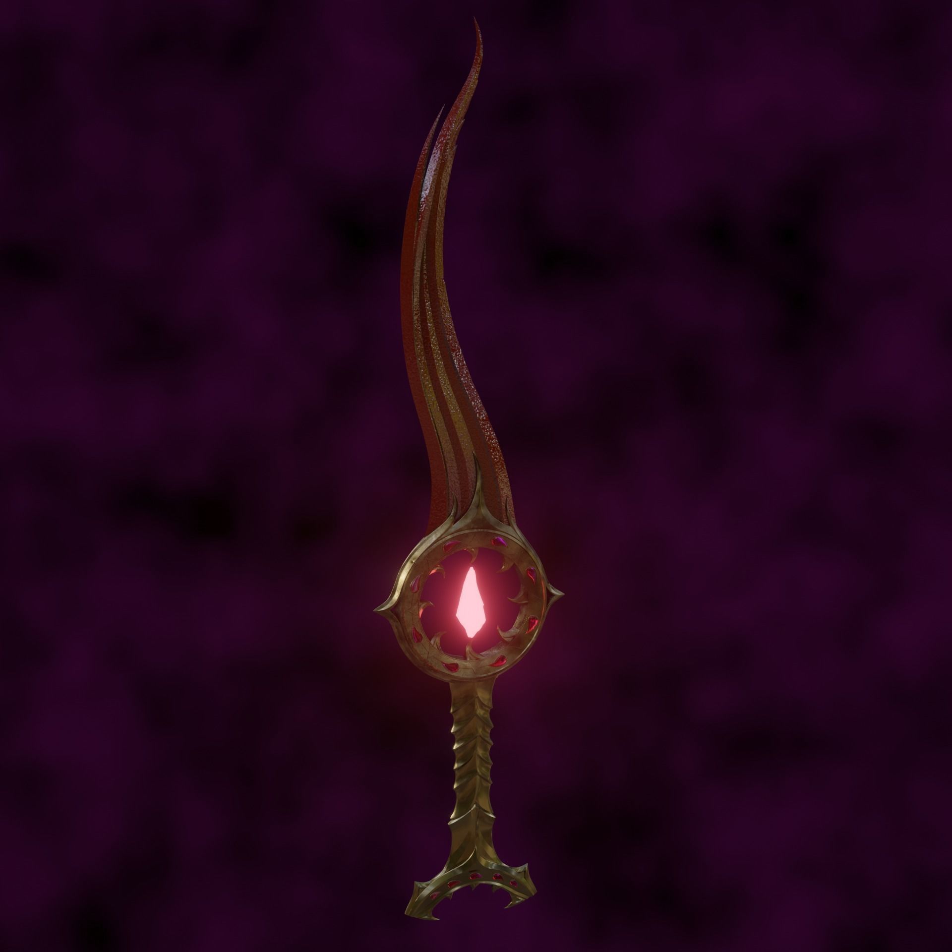 Bloodthirst Dagger Baldurs Gate 3 3D print model_4
