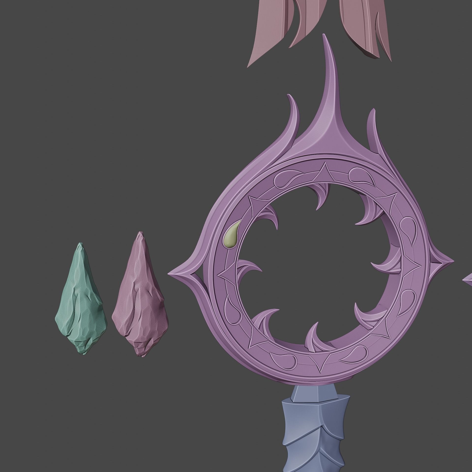 Bloodthirst Dagger Baldurs Gate 3 3D print model_12