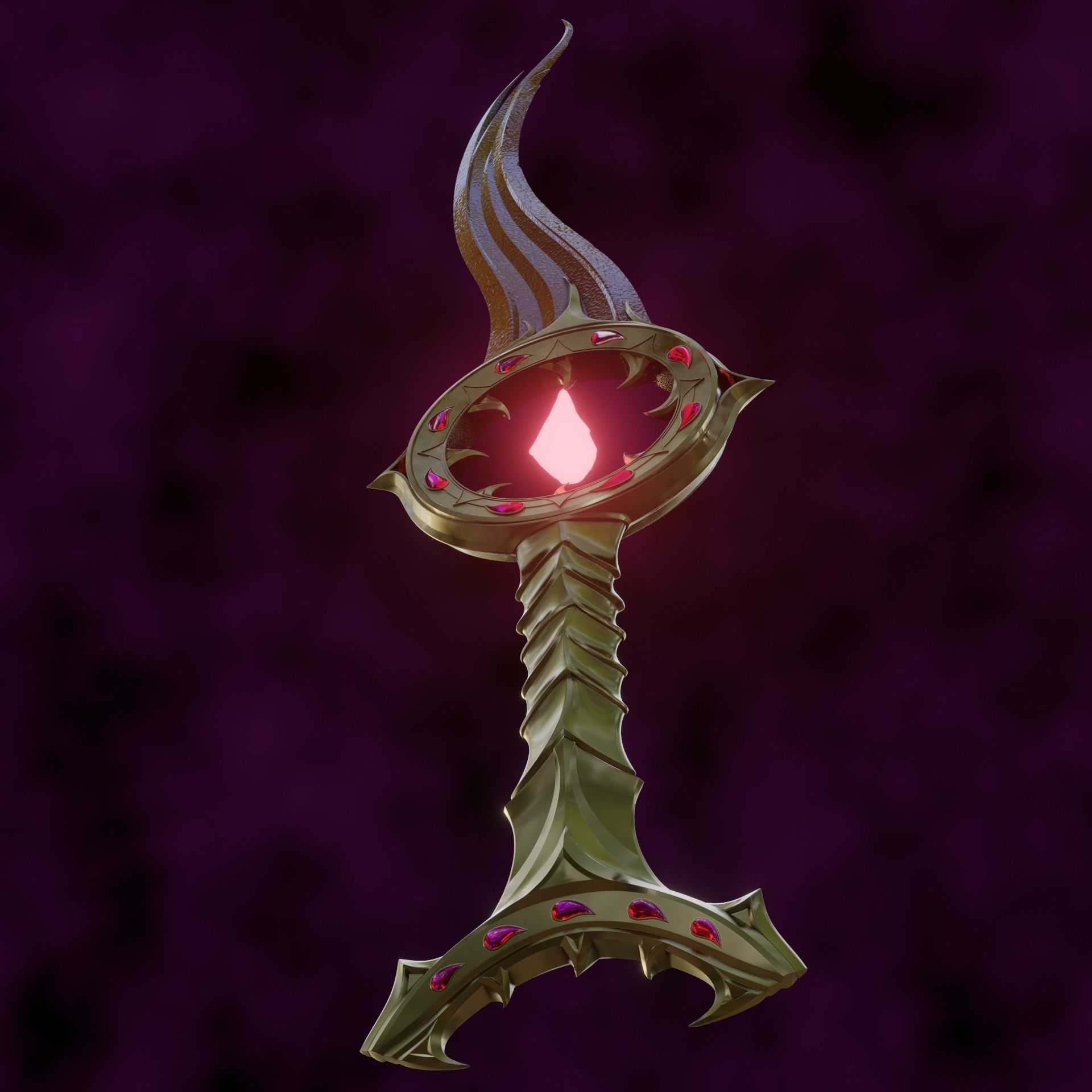 Bloodthirst Dagger Baldurs Gate 3 3D print model_3