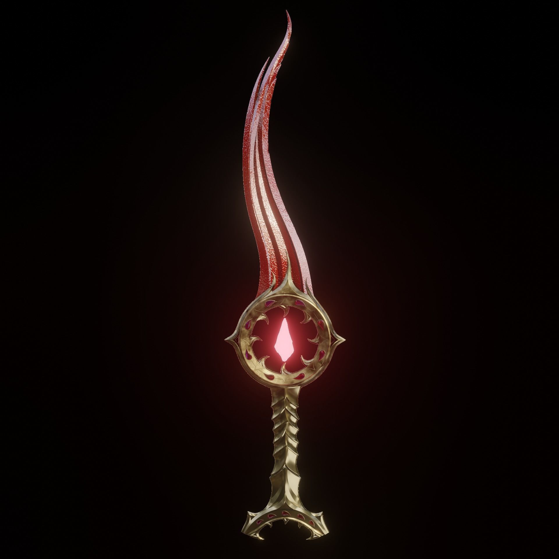 Bloodthirst Dagger Baldurs Gate 3 3D print model_5