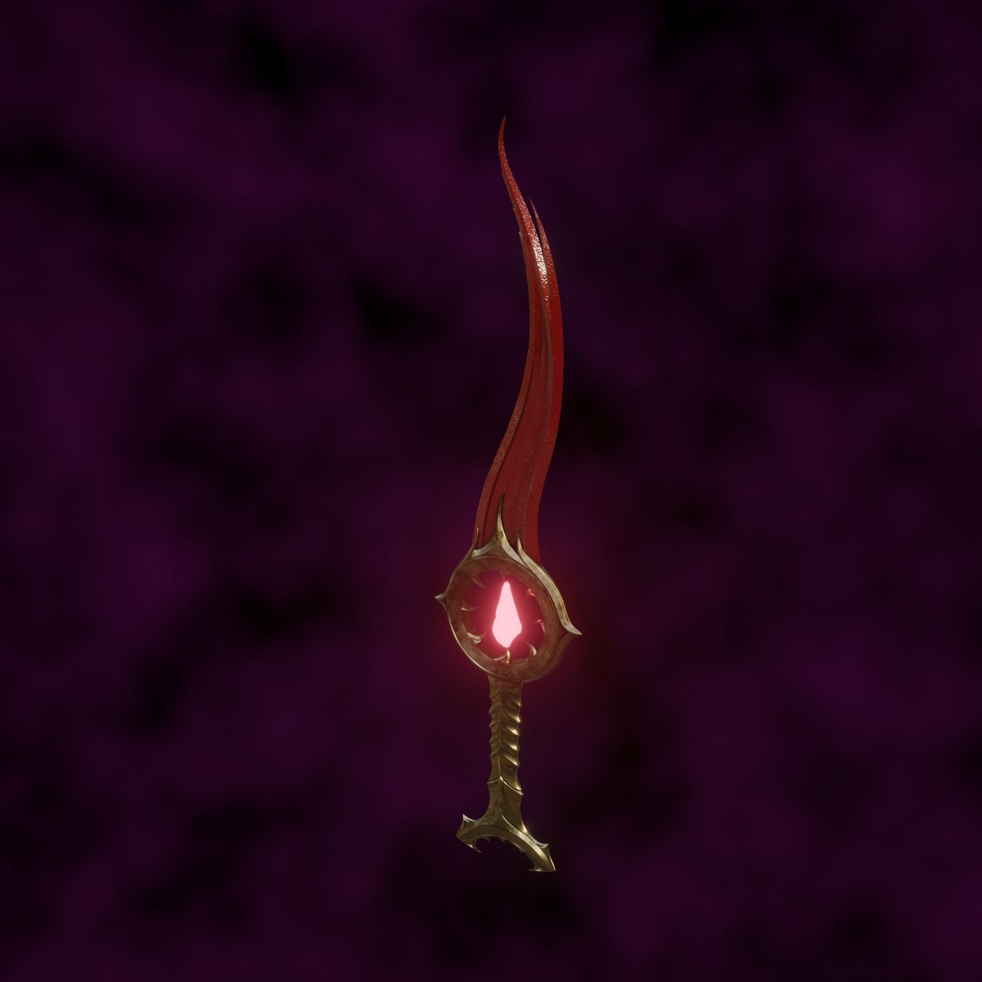 Bloodthirst Dagger Baldurs Gate 3 3D print model_10