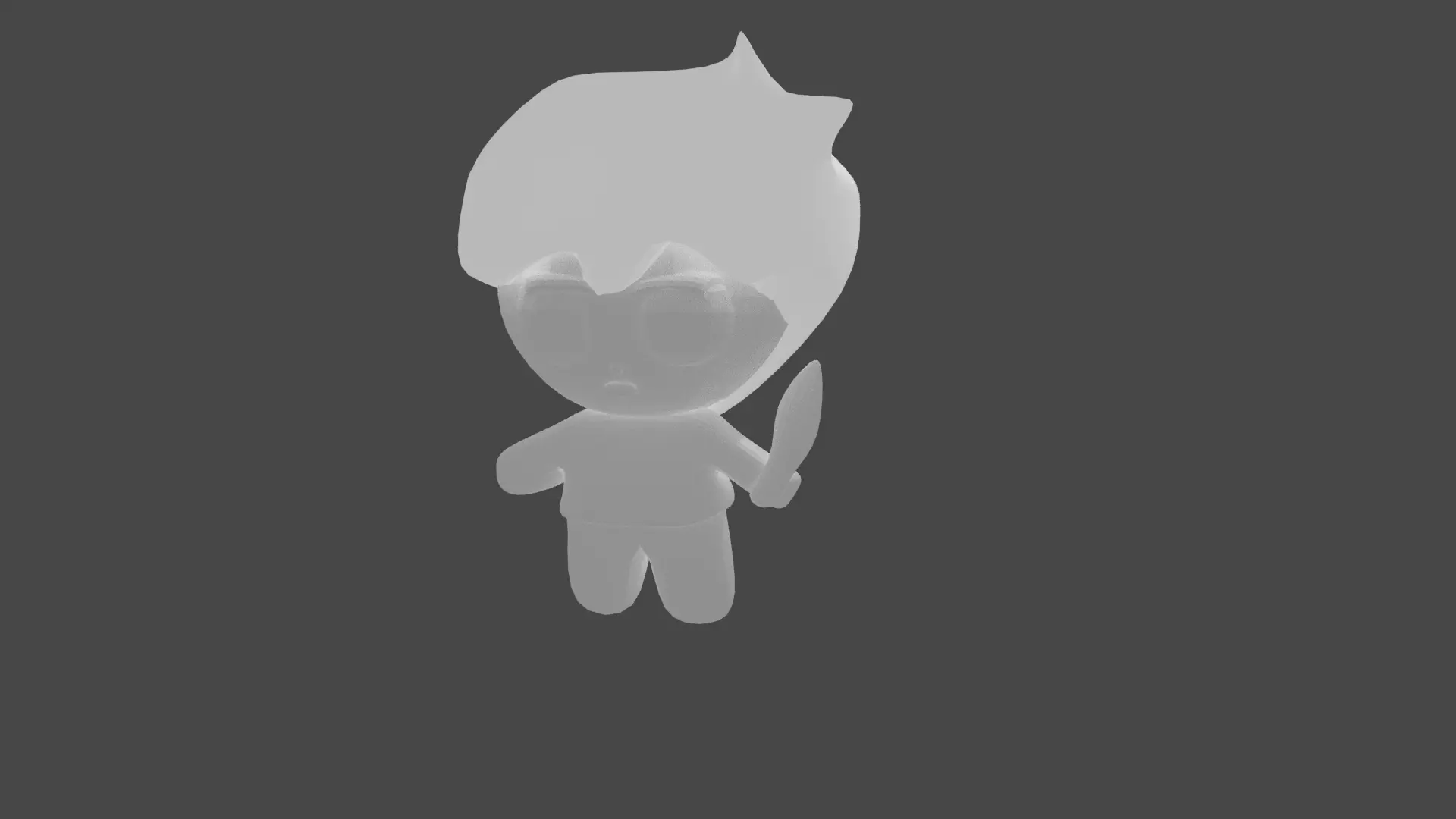 Omori plush 3d model figure 3D print model