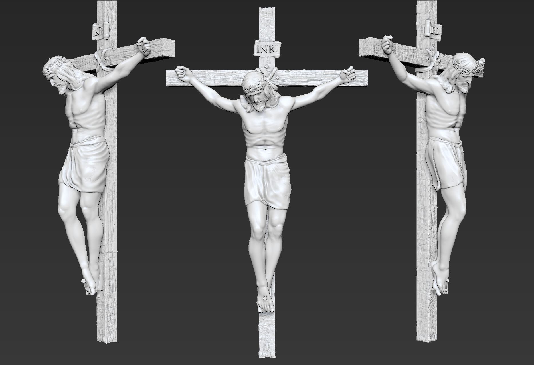 Crucifix 2023 3D print model_2
