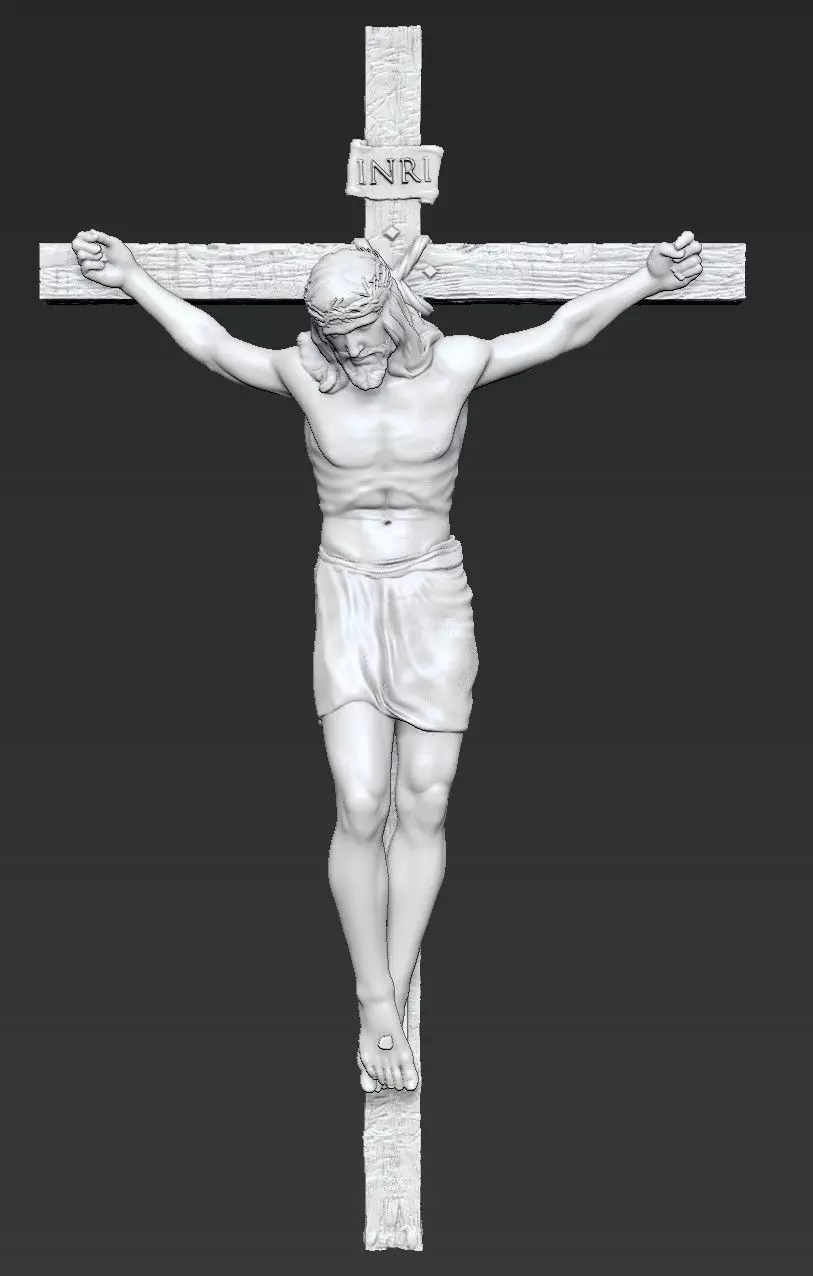 Crucifix 2023 3D print model_0