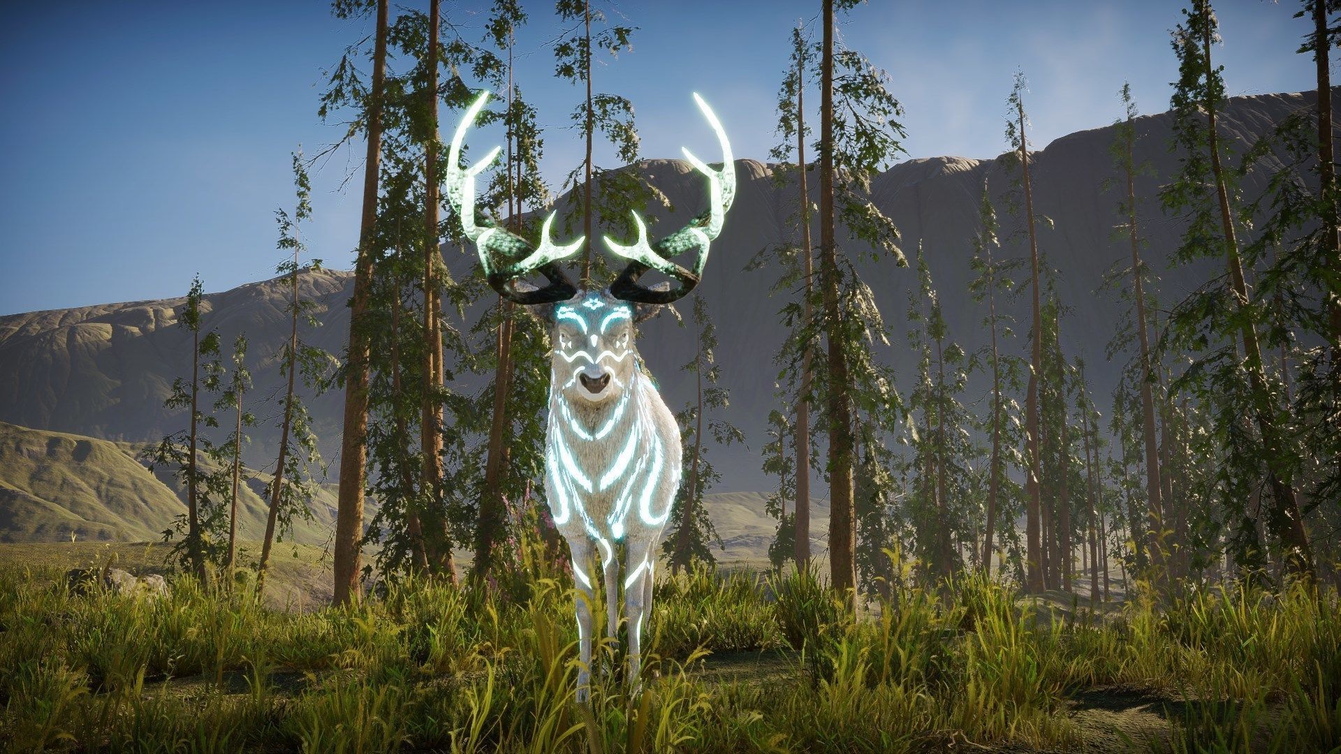 Realistic Deer-Stag Low-poly 3D model_26