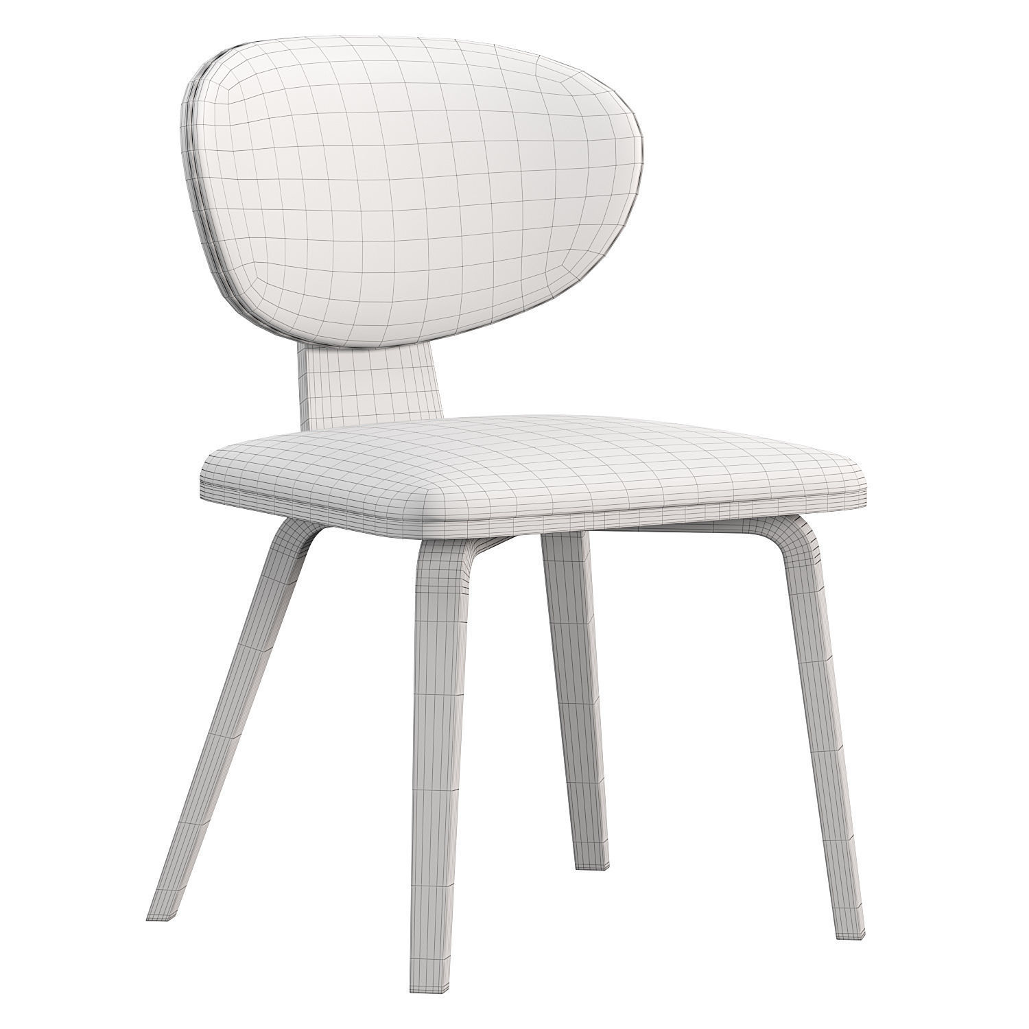 Olos chair by Bonaldo 3D model_2