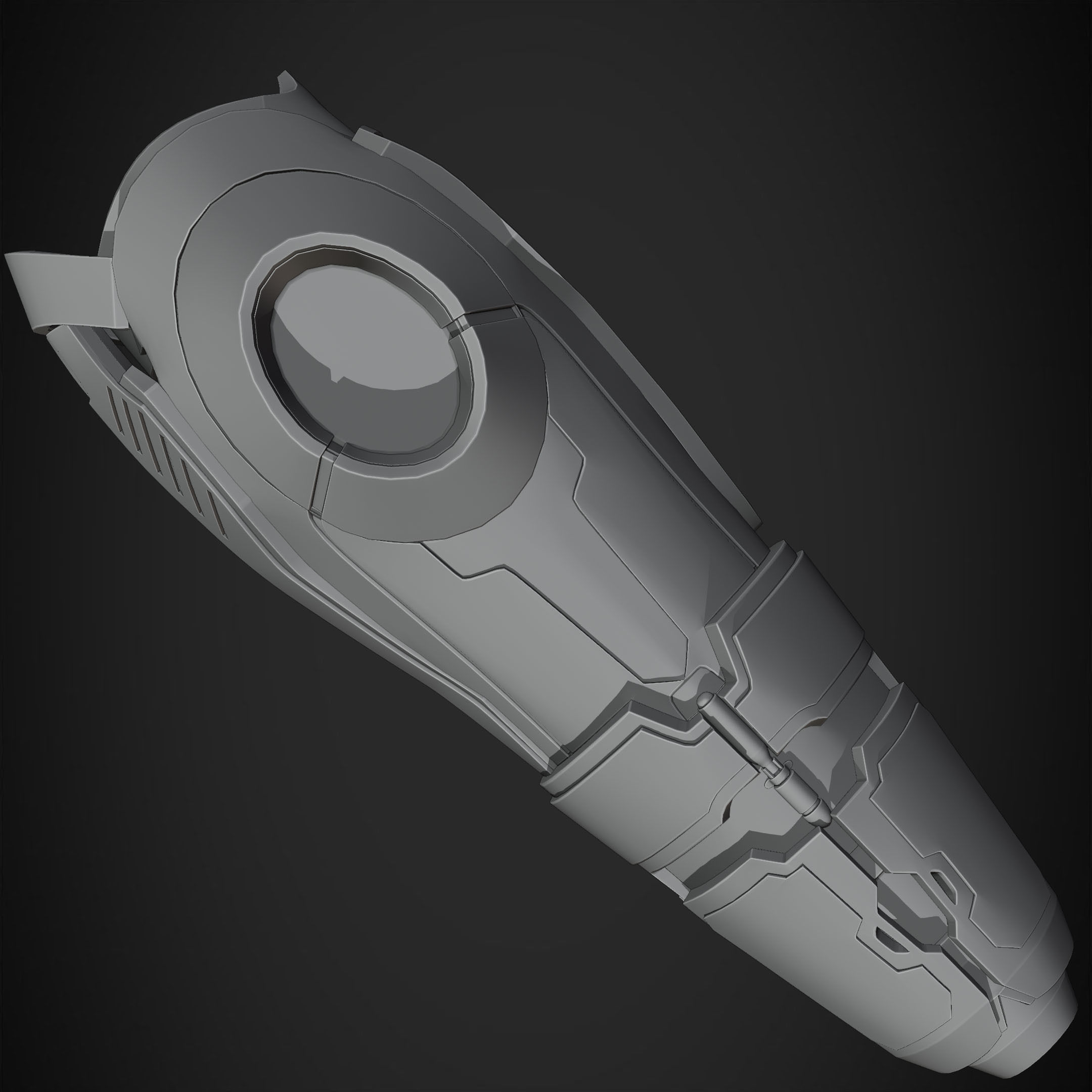 Metroid Samus Aran Power Cannon for Cosplay 3D print model_18