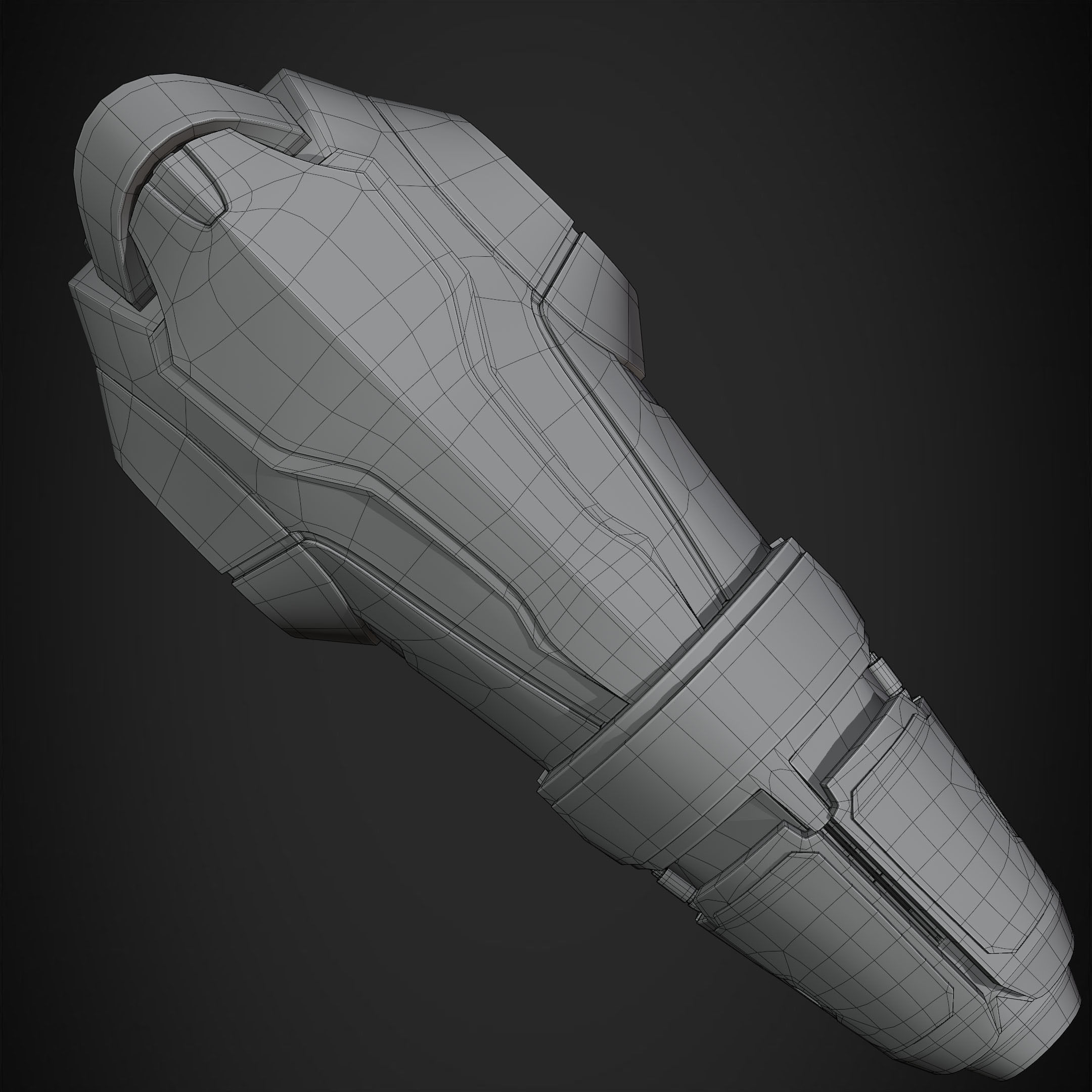 Metroid Samus Aran Power Cannon for Cosplay 3D print model_15