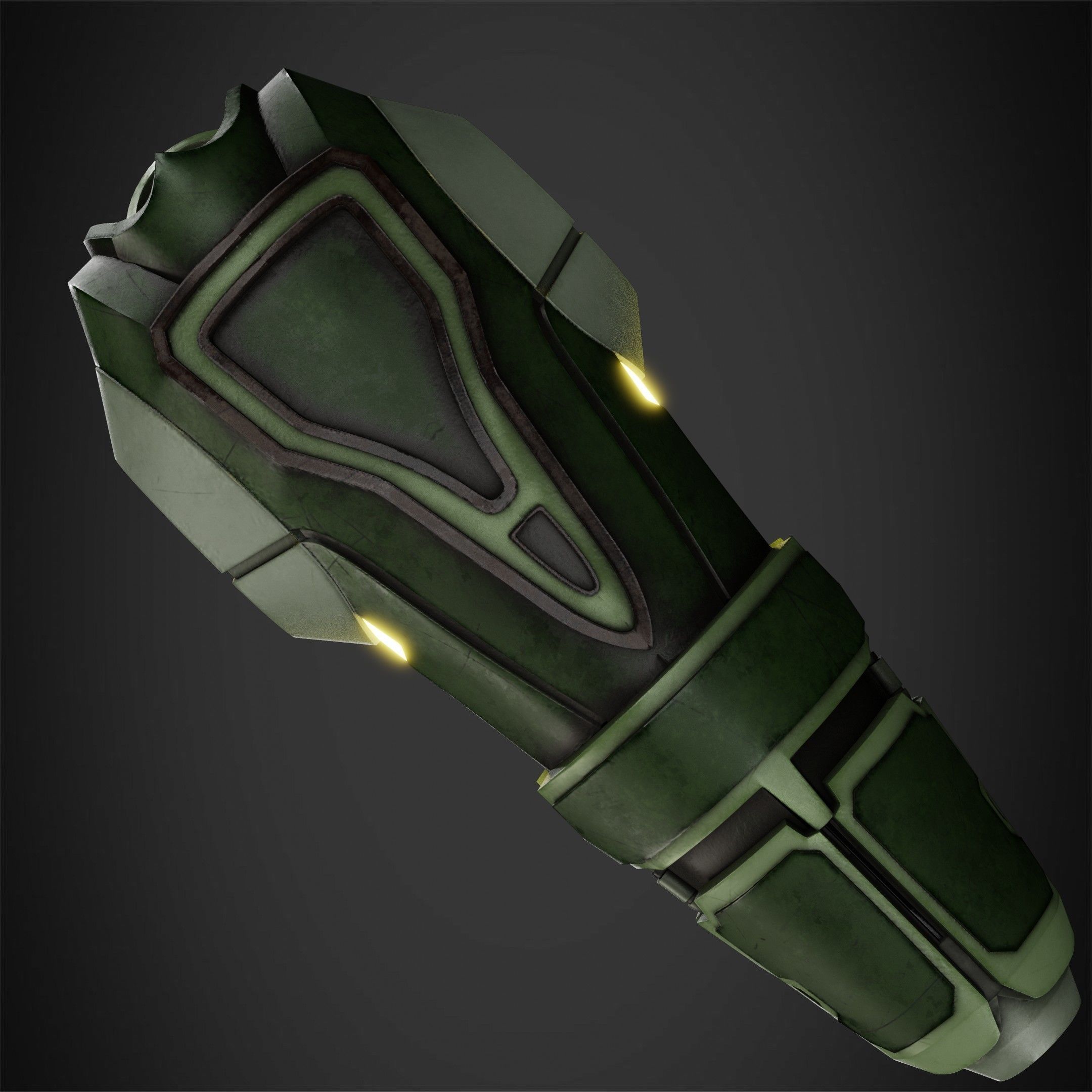 Metroid Samus Aran Power Cannon for Cosplay 3D print model_6