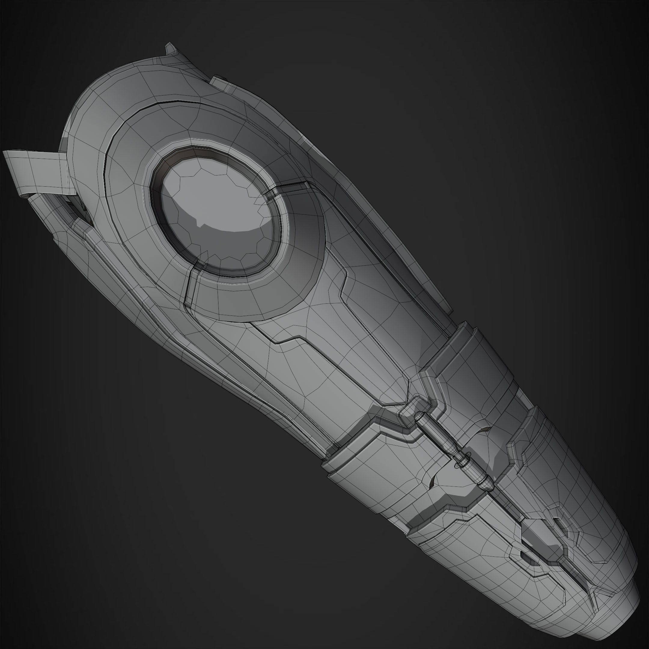 Metroid Samus Aran Power Cannon for Cosplay 3D print model_19