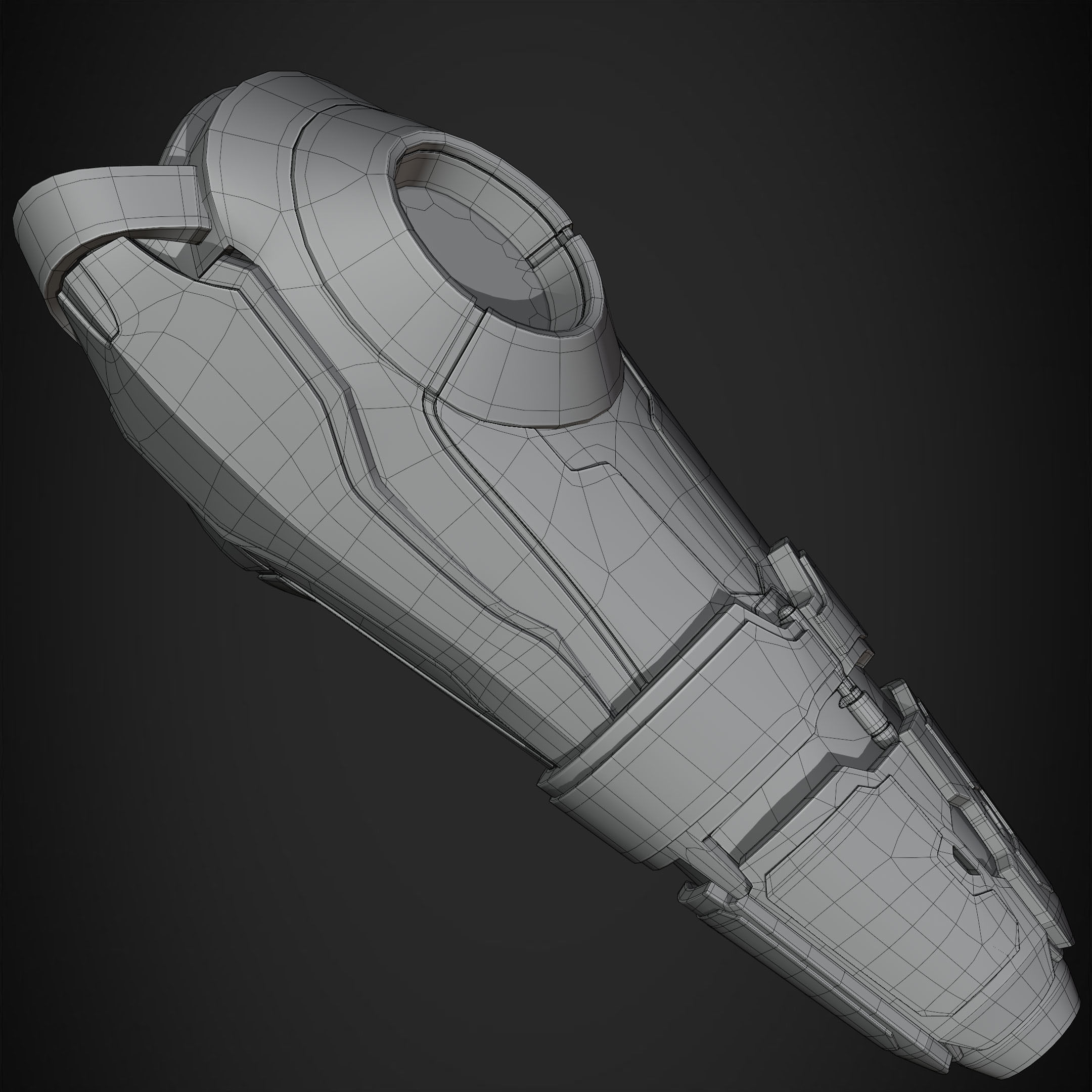 Metroid Samus Aran Power Cannon for Cosplay 3D print model_17