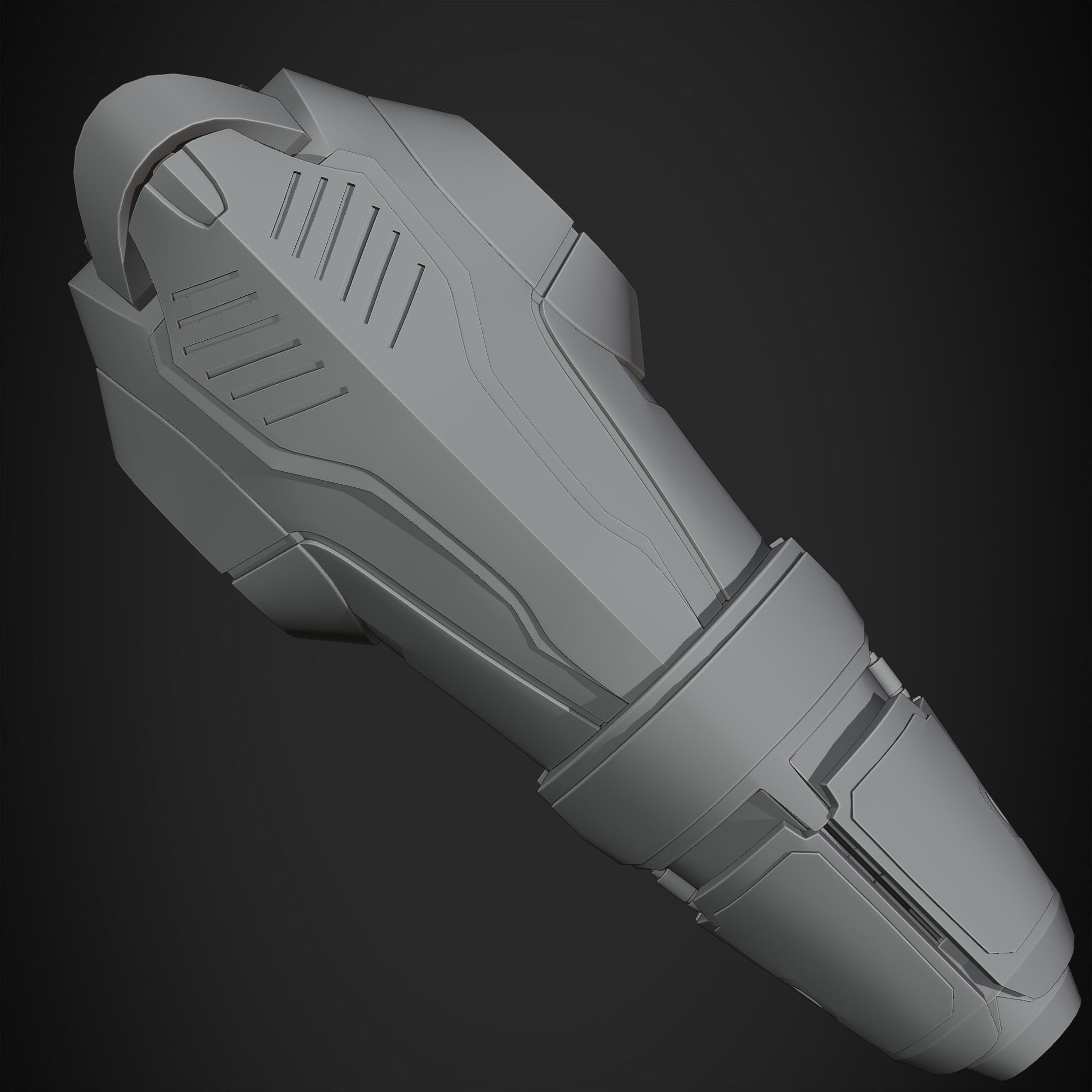 Metroid Samus Aran Power Cannon for Cosplay 3D print model_14