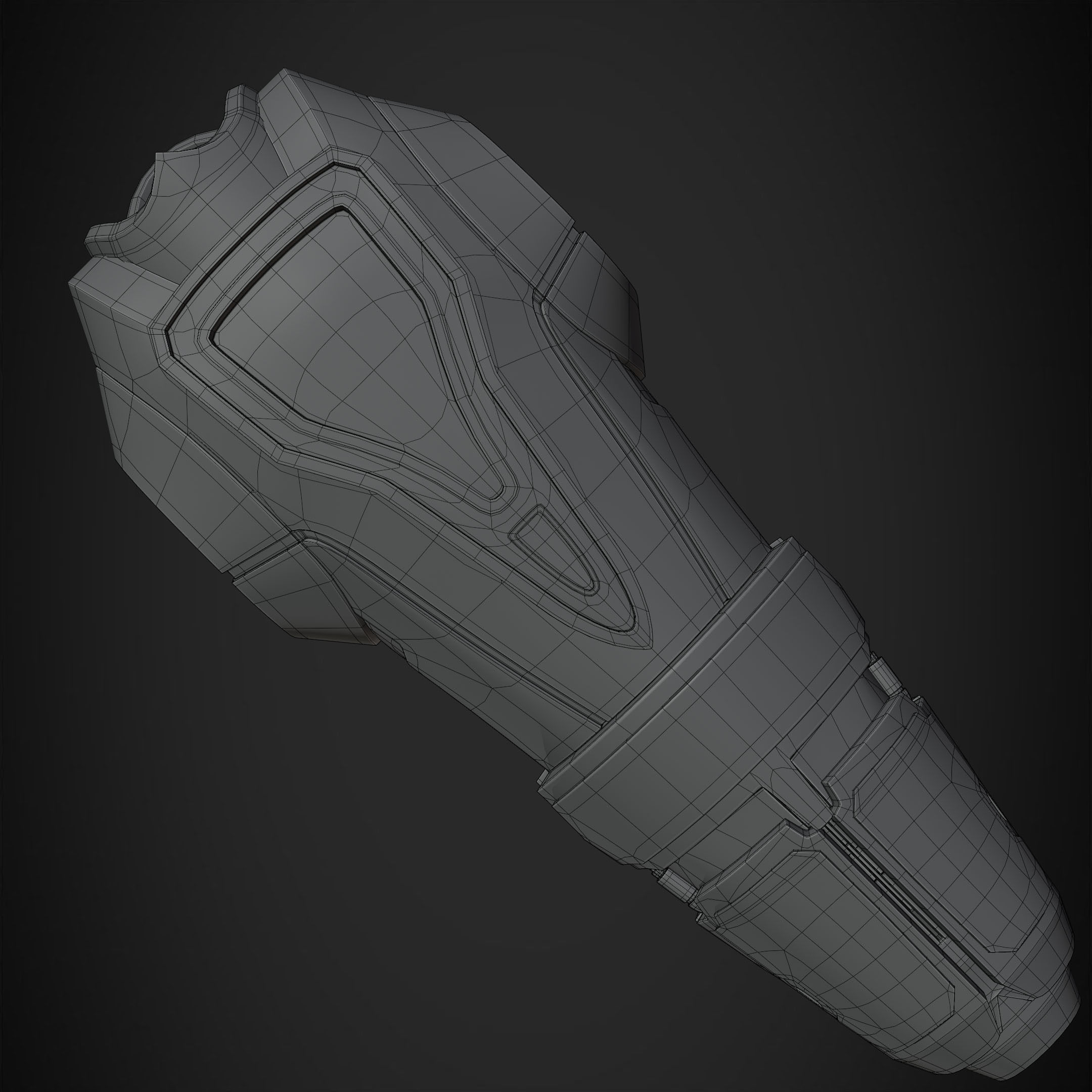 Metroid Samus Aran Power Cannon for Cosplay 3D print model_21