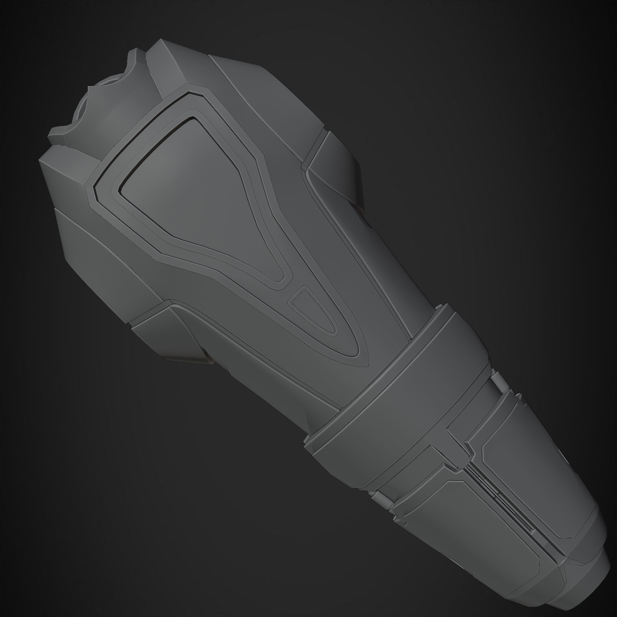 Metroid Samus Aran Power Cannon for Cosplay 3D print model_20